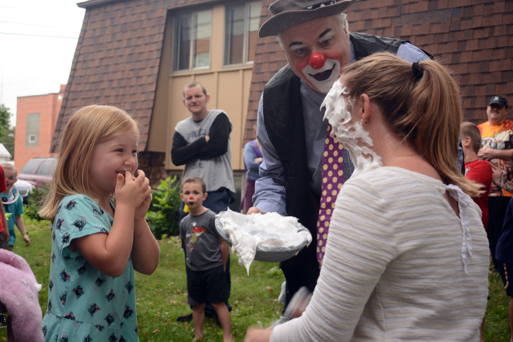 Kids clown around at Baraboo Public Library